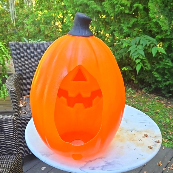 Vintage Halloween pumpkin blow mold - Picture 2 of 6